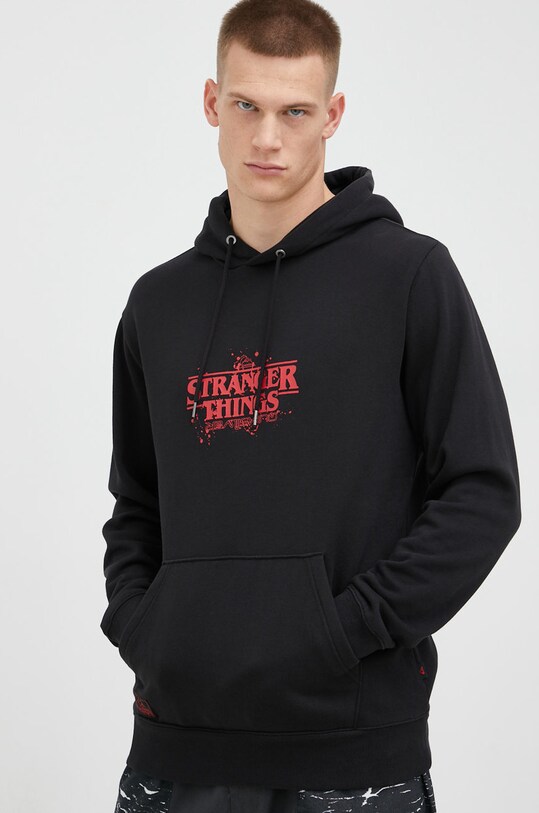 Quiksilver bluza x Stranger Things czarny EQYFT04726