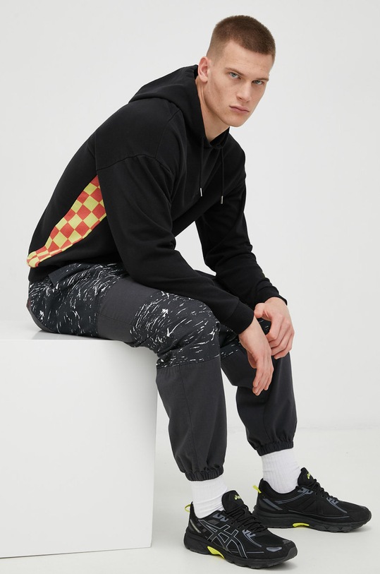Quiksilver felpa in cotone x Stranger Things nero EQYFT04725