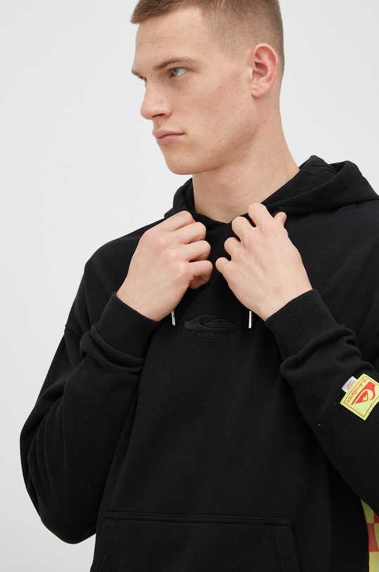 Quiksilver felpa in cotone x Stranger Things EQYFT04725 nero