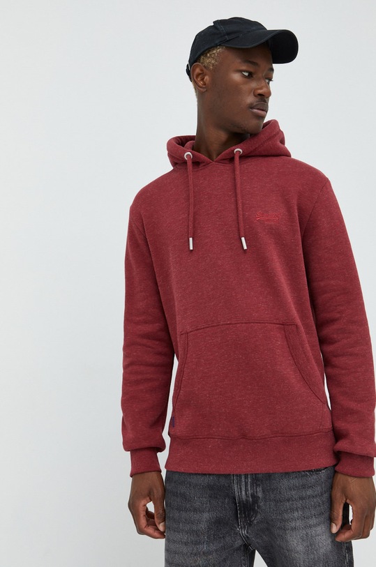 Bluza Superdry S kapuco bordo M2011951A.5XY
