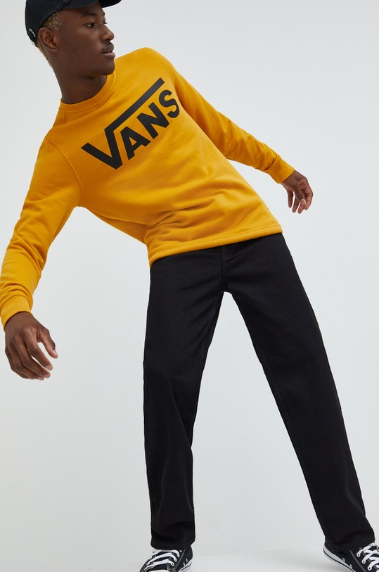 Vans bluza bawełniana VN0A456AF3X1 żółty AW22