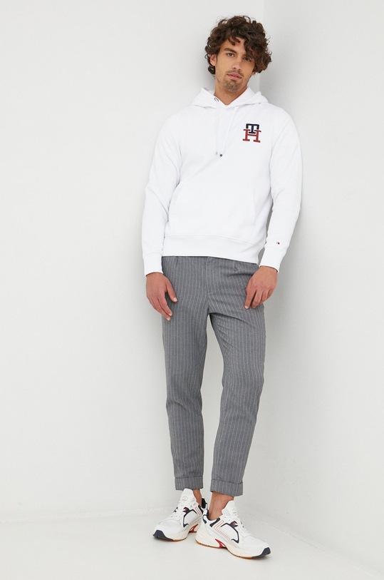 Mikina Tommy Hilfiger MW0MW28677.9BYY bílá AW22