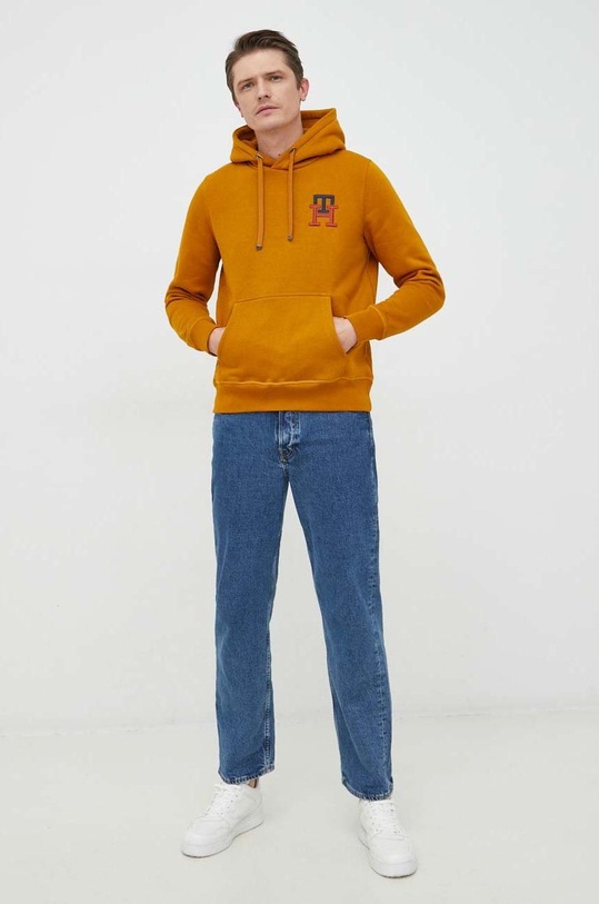 Dukserica Tommy Hilfiger MW0MW28677.9BYY zlatna AW22