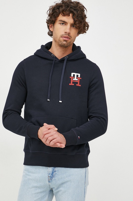 Mikina Tommy Hilfiger námořnická modř MW0MW28677.9BYY