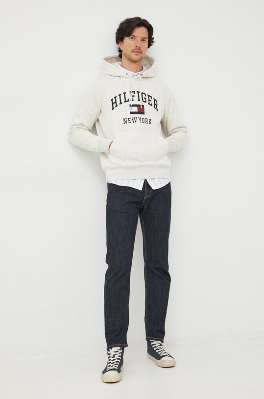 Mikina Tommy Hilfiger MW0MW28173.9BYY šedá AW22