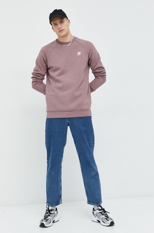 Μπλούζα adidas Originals HJ7991 μωβ AW22