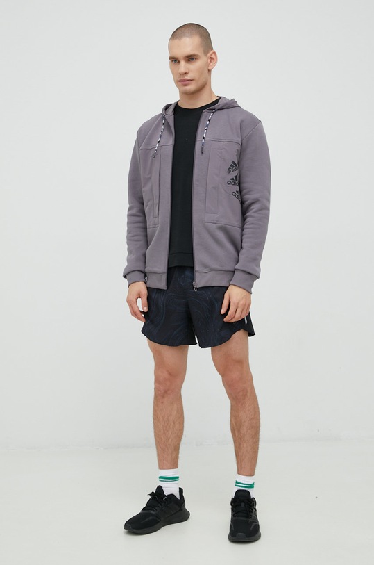adidas Performance bluza dresowa HL9384 szary AW22
