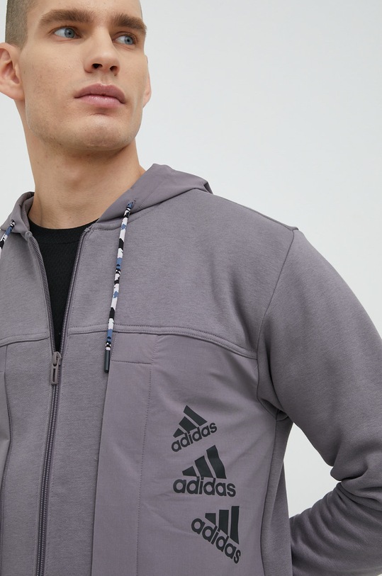 adidas Performance bluza dresowa HL9384 szary