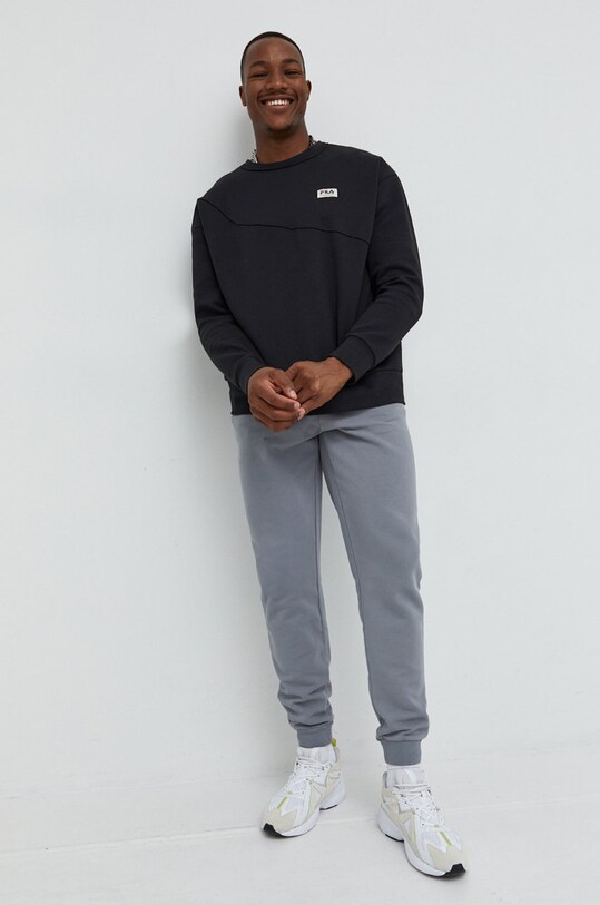 Fila bluza FAM0151 czarny AW22
