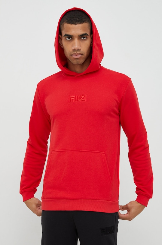Mikina Fila FAM0159 červená AW22