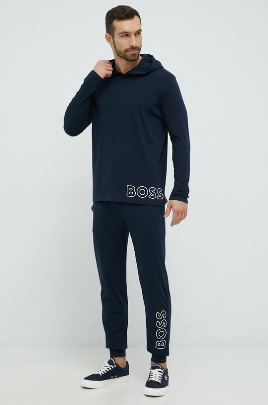 Кофта лаунж BOSS 50481200 темно-синій AW23