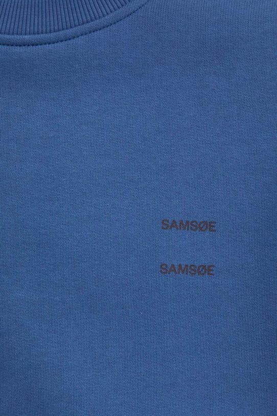 Хлопковая кофта Samsoe Samsoe JOEL M22300127 тёмно-синий