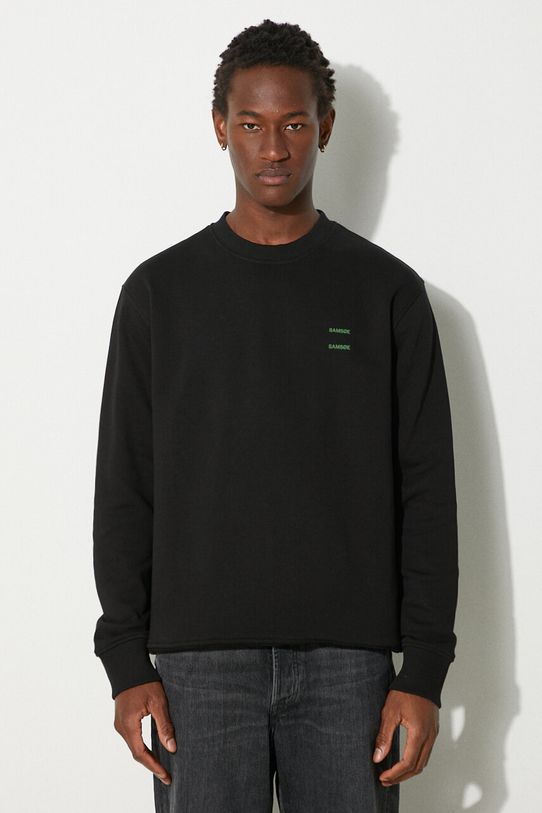 Samsoe Samsoe cotton sweatshirt Planet friendly black M22300127