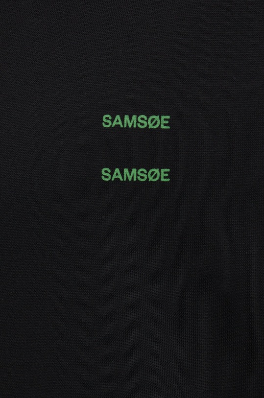 Samsoe Samsoe bluza bawełniana JOEL M22300127 czarny