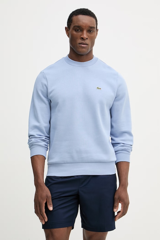 Lacoste bluza gładkie niebieski SH9608