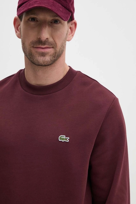 Lacoste bluza burgundia SH9608