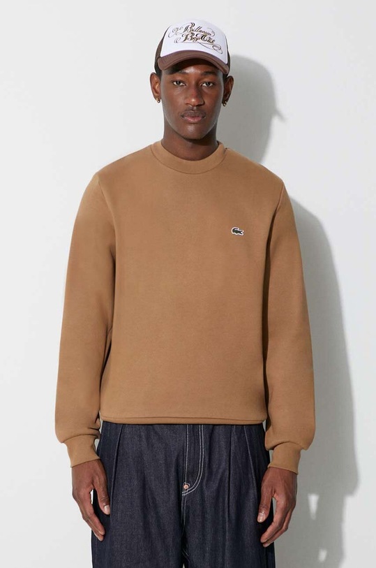 Mikina Lacoste hnedá SH9608