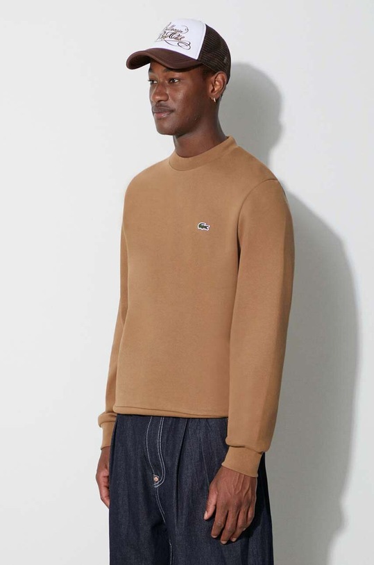 Mikina Lacoste hnedá SH9608