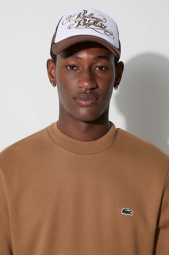 Mikina Lacoste SH9608 hnedá