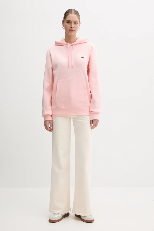 Odzież Lacoste bluza SH9623 różowy