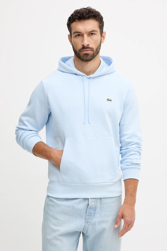 Суичър Lacoste с качулка син SH9623