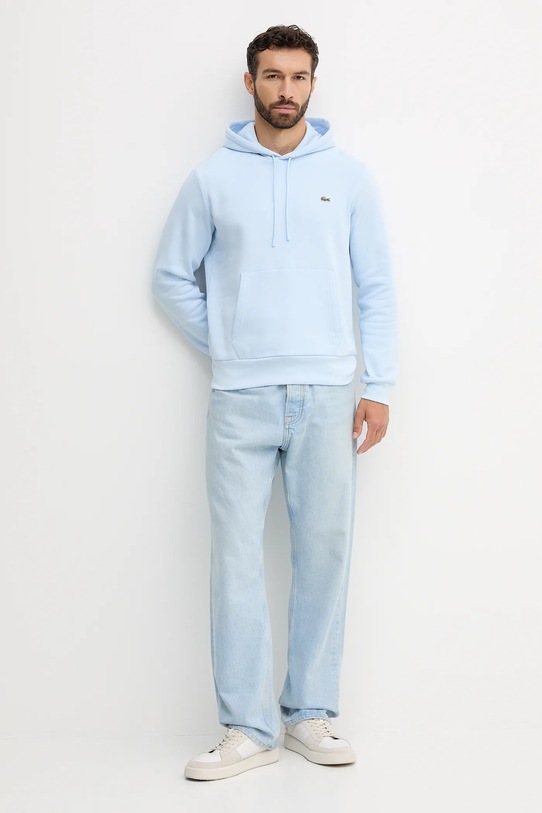 Суичър Lacoste SH9623 син AW25