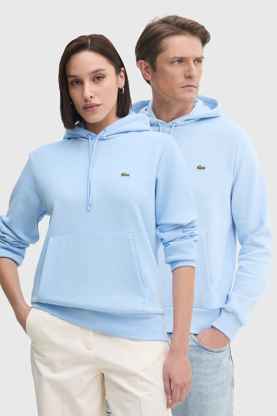 Кофта Lacoste з капюшоном блакитний SH9623