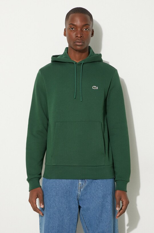 Суичър Lacoste SH9623 зелен AW25