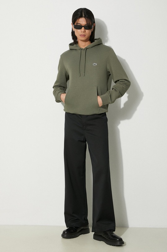 Lacoste sweatshirt SH9623 green AW25