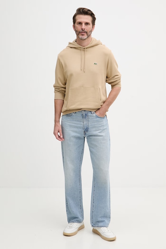 Lacoste bluza SH9623 beżowy SS26