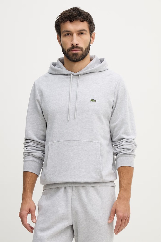 Lacoste bluza z kapturem szary SH9623