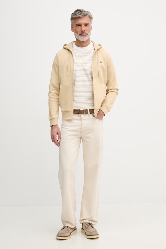 Lacoste bluza SH9626 beżowy SS26