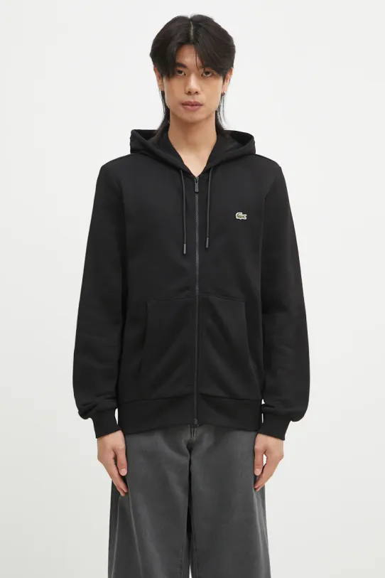Lacoste sweatshirt Planet friendly black SH9626
