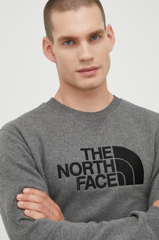 The North Face bluză gri NF0A4SVRGVD1