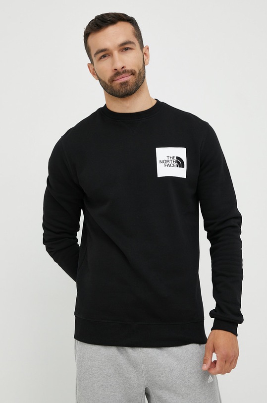 Oblečenie Bavlnená mikina The North Face Fine Crew NF0A7X1LJK31 čierna