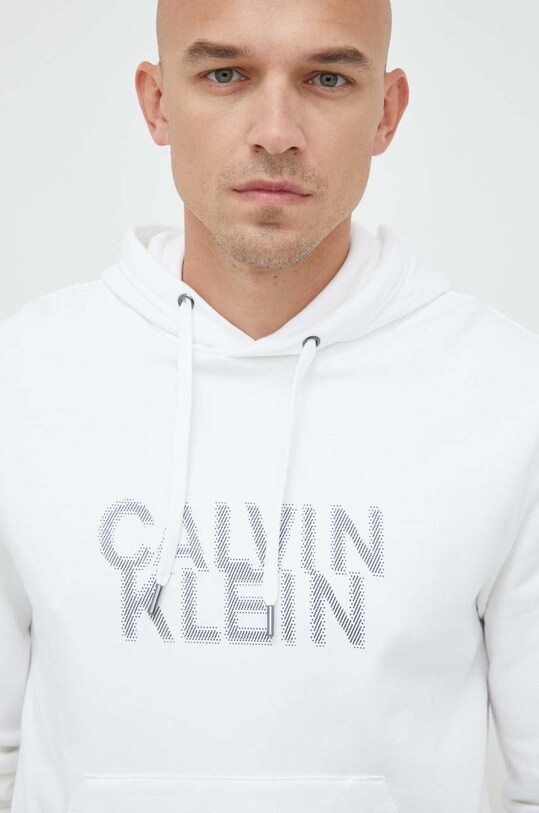 Mikina Calvin Klein biela K10K110075.9BYY