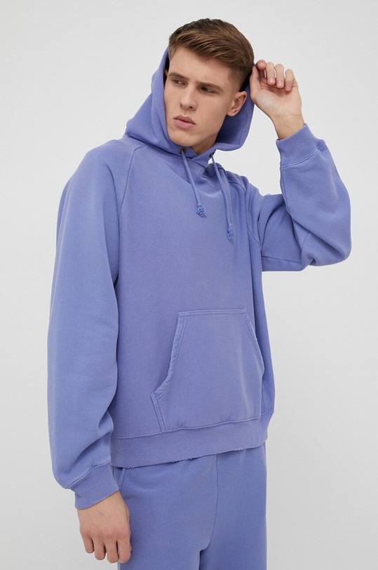 Champion bluza z kapturem niebieski 217979