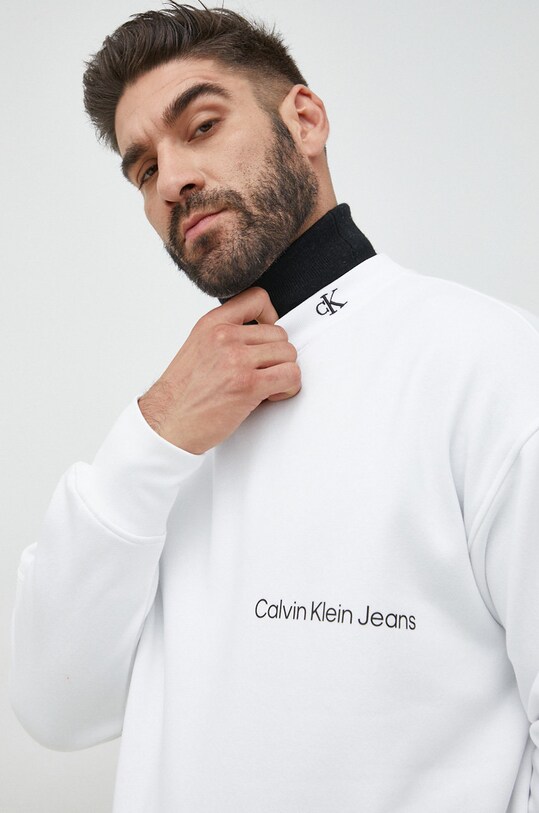 Суичър Calvin Klein Jeans бял J30J321902.9BYY