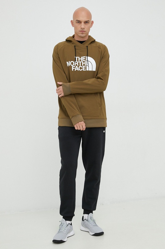 The North Face bluza sportowa Tekno NF0A3M4E37U1 zielony AW22