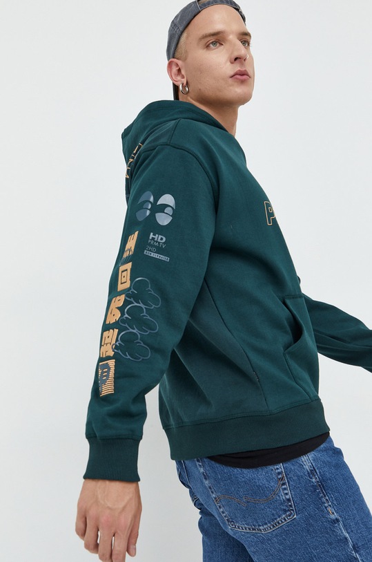 Odzież Primitive bluza pa322243.grn zielony