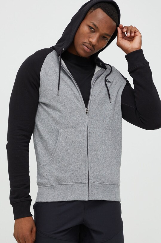 Quiksilver bluza z kapturem szary EQYFT04649