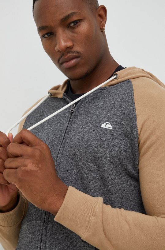 Quiksilver bluza z kapturem szary EQYFT04649