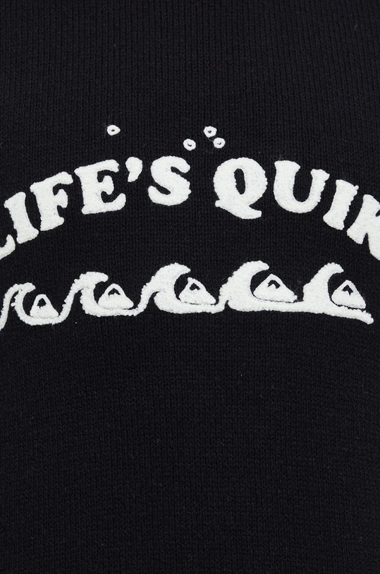 Quiksilver sweter z domieszką wełny EQYSW03281 czarny