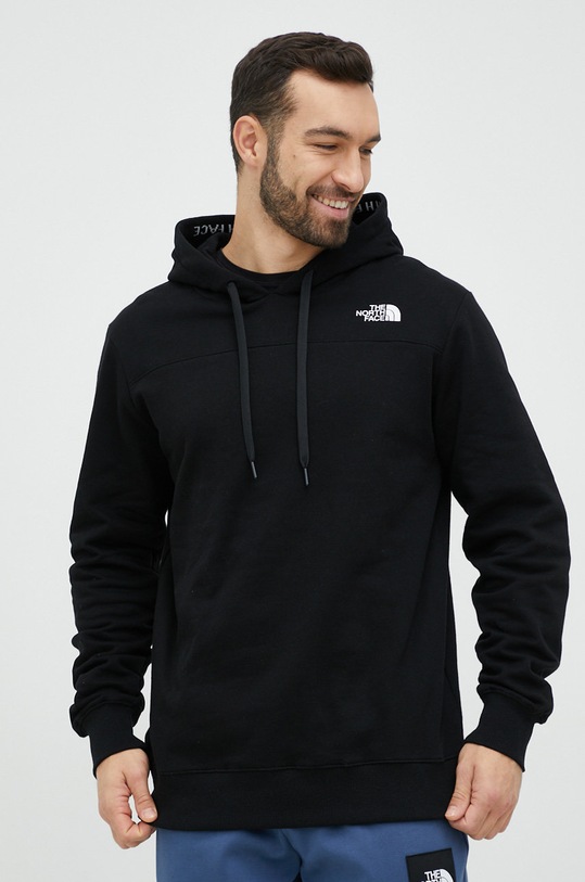 The North Face bluza bawełniana czarny NF0A5ILJJK31