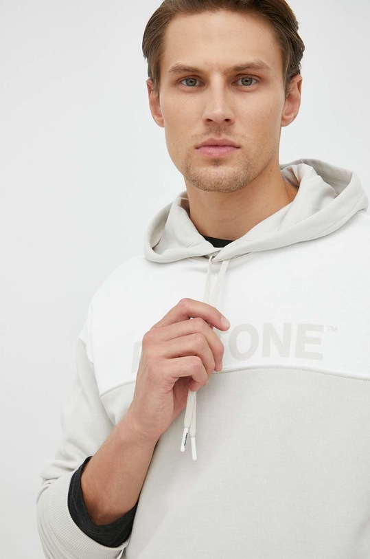 United Colors of Benetton felpa in cotone x Pantone grigio 3J68U200M.17T