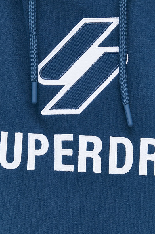 Superdry bluza bawełniana granatowy M2011894B.K6E
