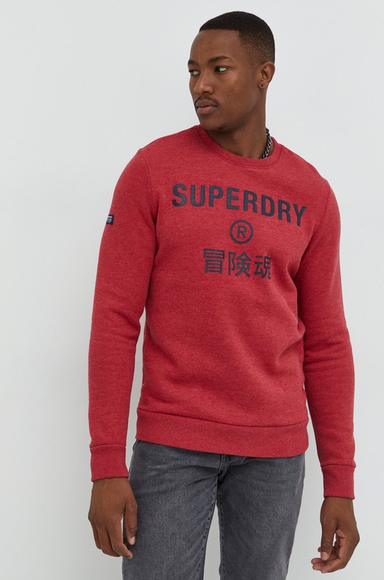 Oblečení Mikina Superdry M2011832A.6CY červená