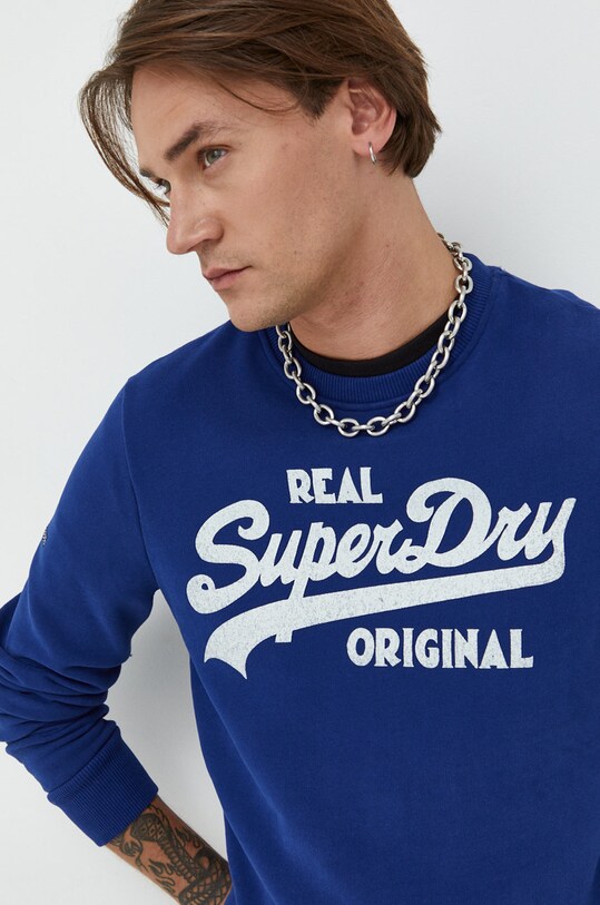 Odzież Superdry bluza M2011981A.JZD granatowy