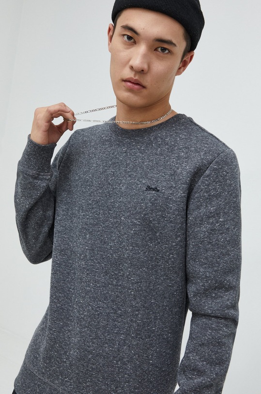 Mikina Superdry bez kapuce šedá M2012397A.6AL