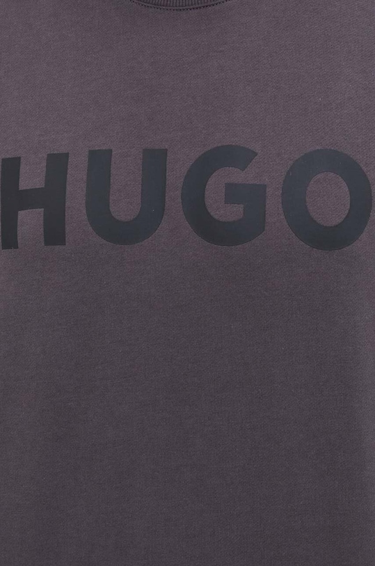 Бавовняна кофта HUGO 50477328 сірий